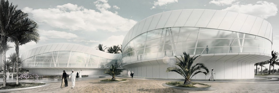 tri climatic biosphere abu dhabi uae by leeser architecture