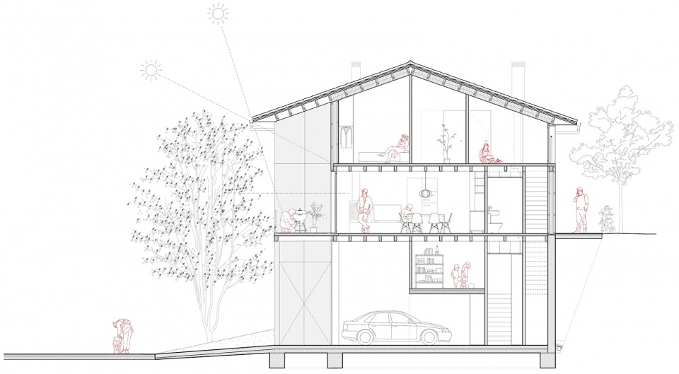 wooden houses in vidra by sau taller darquitectura