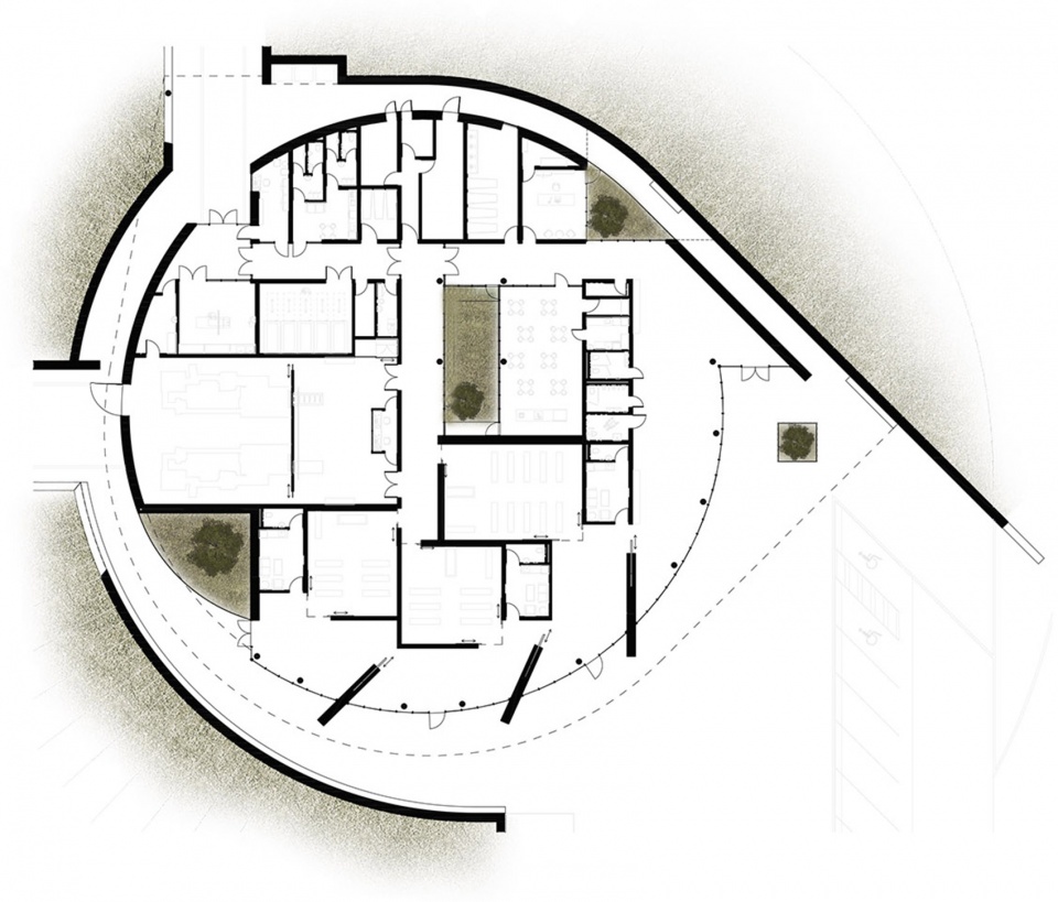 crematorium the tumulus by aexn architects