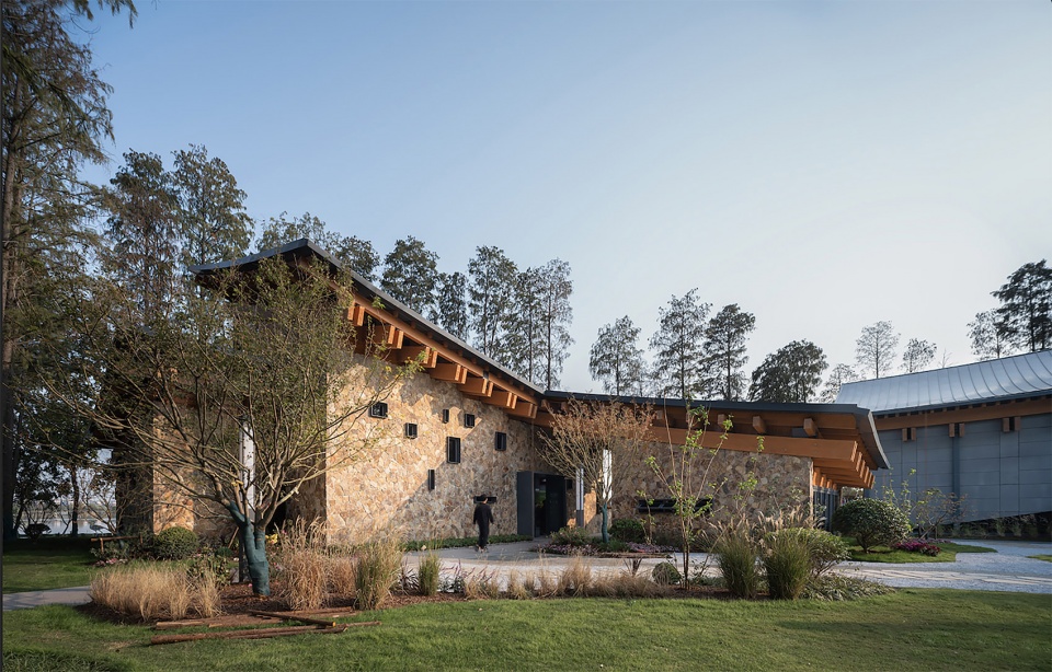 exhibition hall for chinas implementation of the ramsar convention on wetlands by li baofeng architecture studio of hust
