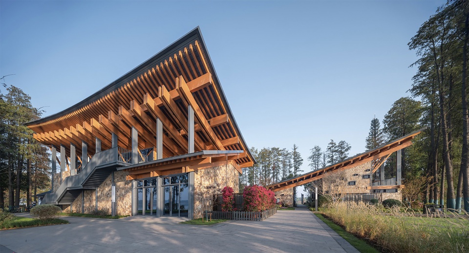 exhibition hall for chinas implementation of the ramsar convention on wetlands by li baofeng architecture studio of hust