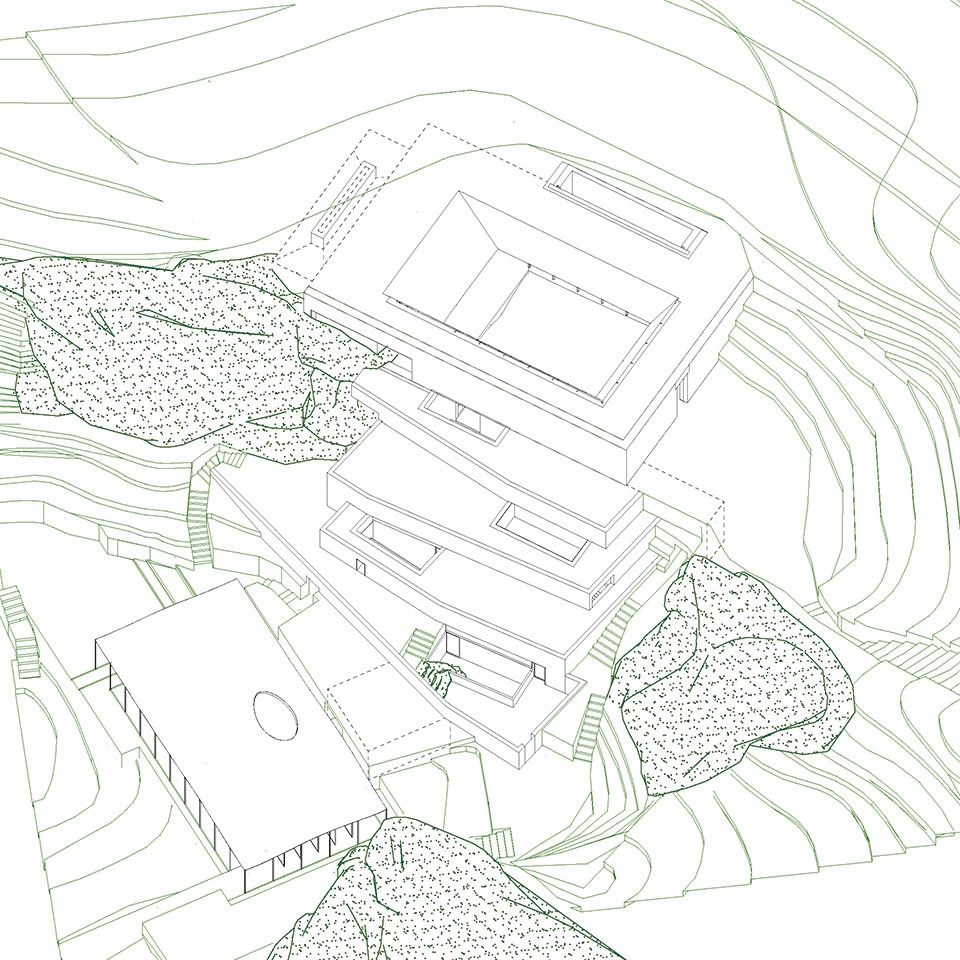 The Upper Cloister in Aranya Golden Mountain Jinshanling by Atelier Deshaus yjo