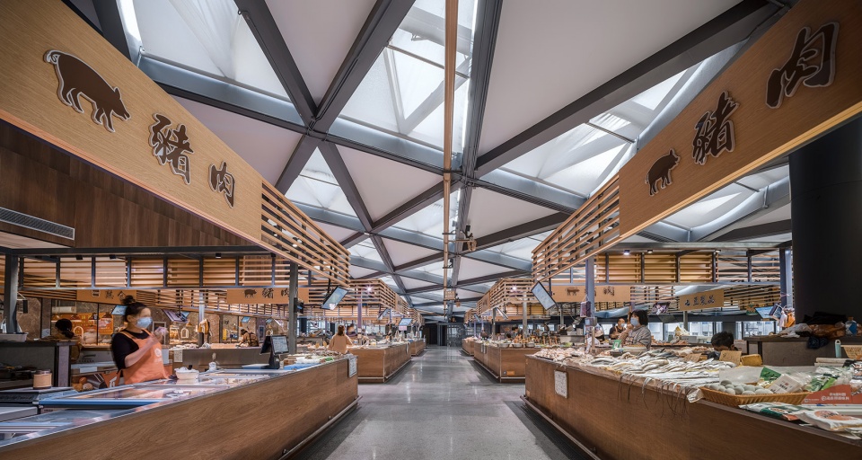 Liutan Market Migration and construction of a farmer s market by MINAX Architects