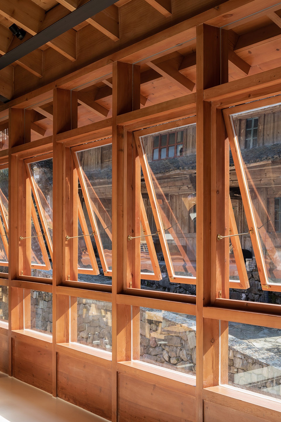 Riverside Restaurant adapted from the power station Qixiakeng Village Fenghua by Shulin Architecture Firm