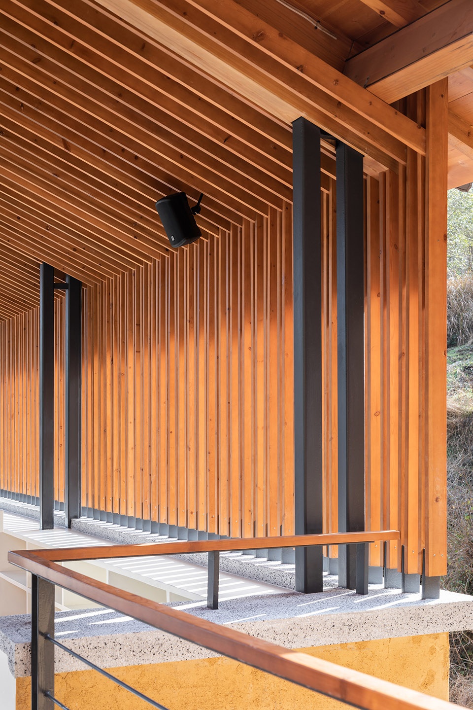 Riverside Restaurant adapted from the power station Qixiakeng Village Fenghua by Shulin Architecture Firm