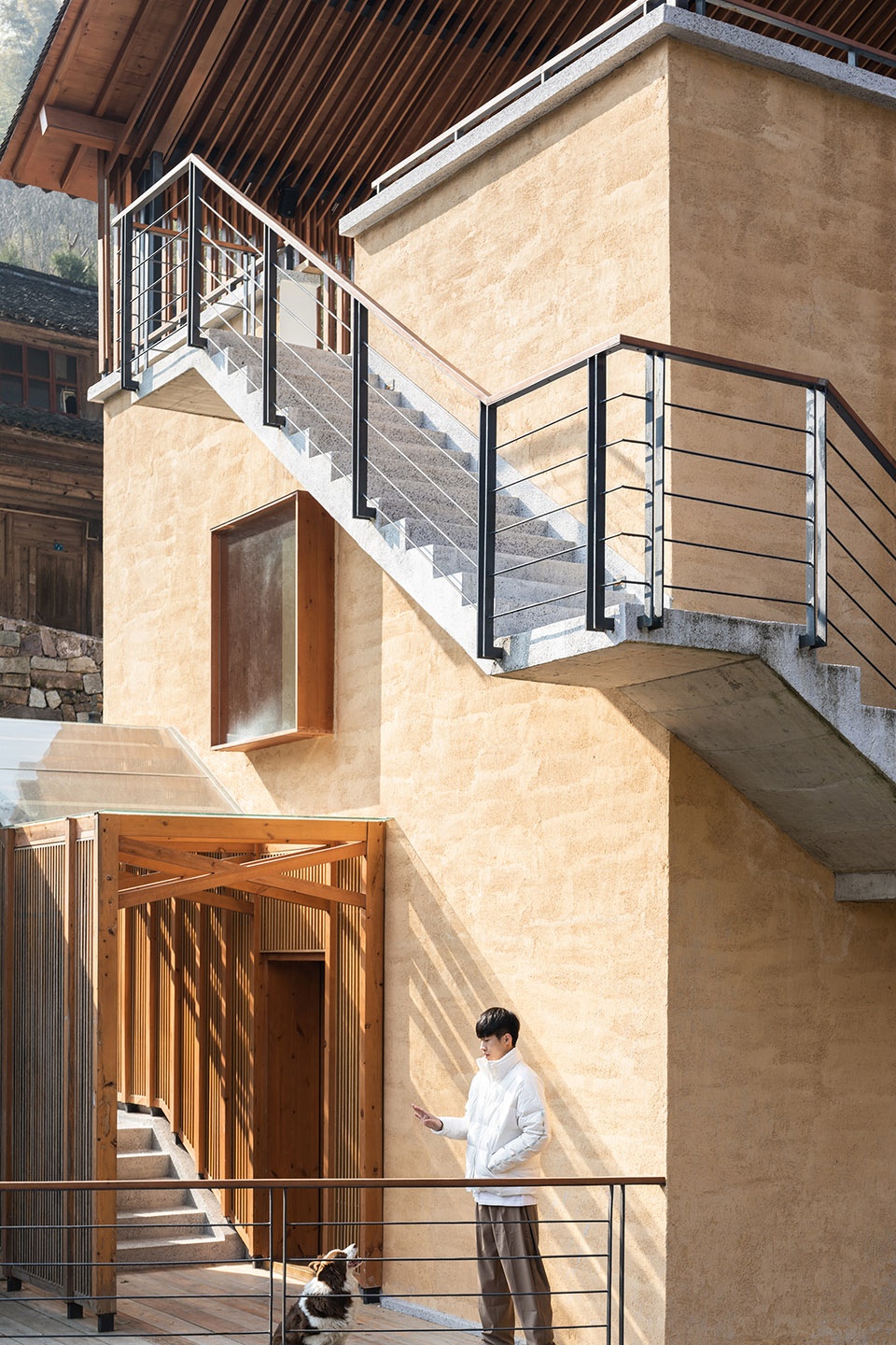 Riverside Restaurant adapted from the power station Qixiakeng Village Fenghua by Shulin Architecture Firm