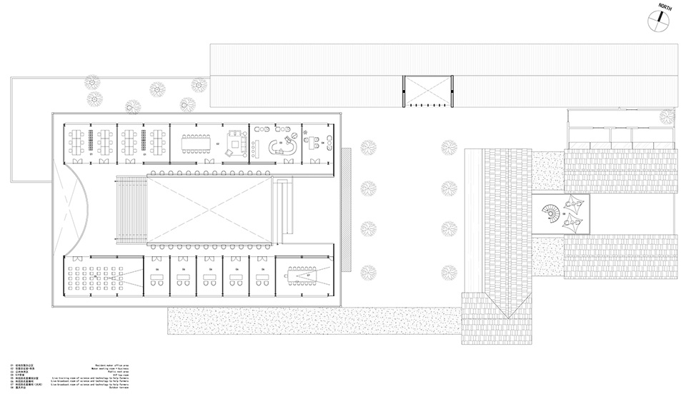 Future Rural Life Center in Shicun Village by y ad studio