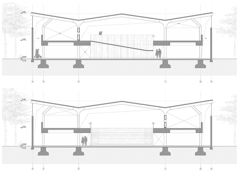 Future Rural Life Center in Shicun Village by y ad studio
