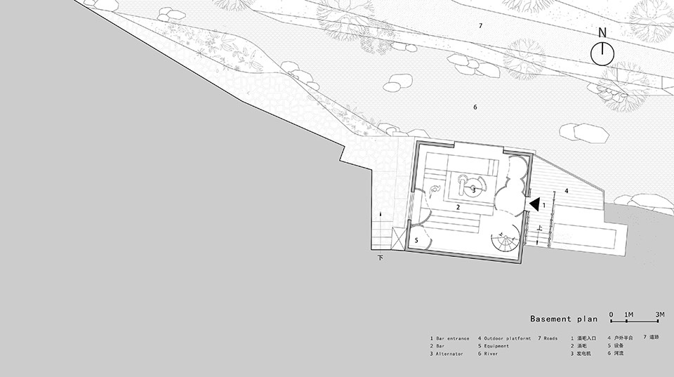 Riverside Restaurant adapted from the power station Qixiakeng Village Fenghua by Shulin Architecture Firm