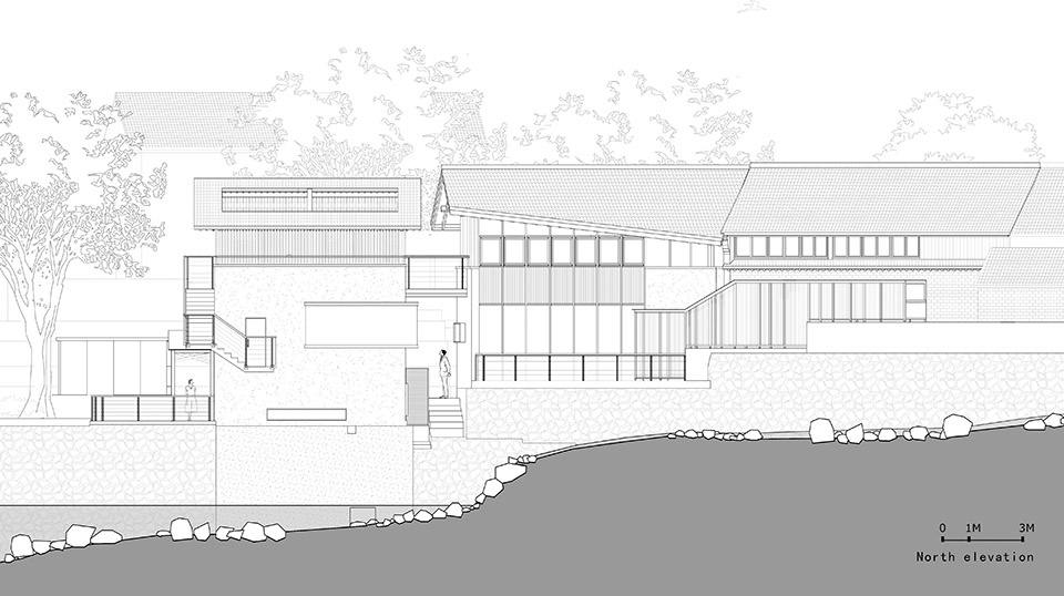Riverside Restaurant adapted from the power station Qixiakeng Village Fenghua by Shulin Architecture Firm