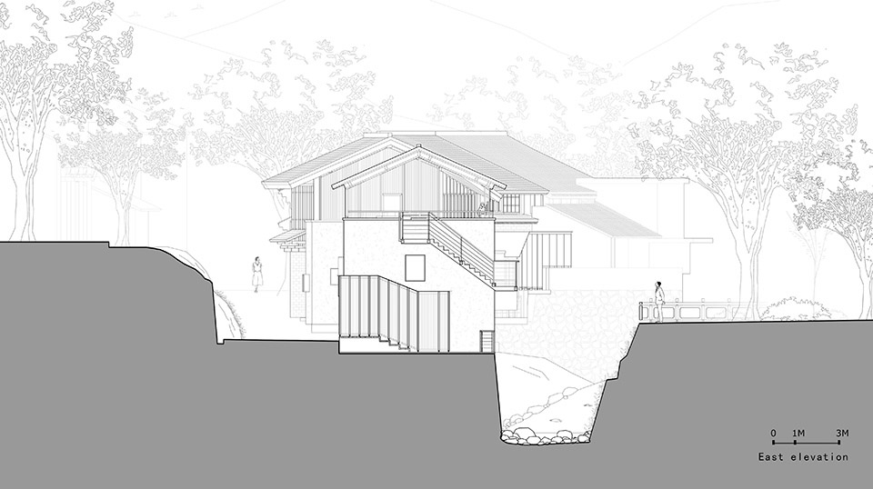 Riverside Restaurant adapted from the power station Qixiakeng Village Fenghua by Shulin Architecture Firm