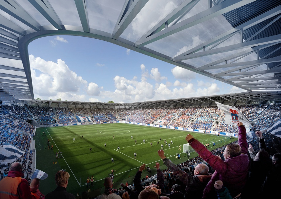 zaha hadid architects sweco and tredje natur to design new aarhus stadium