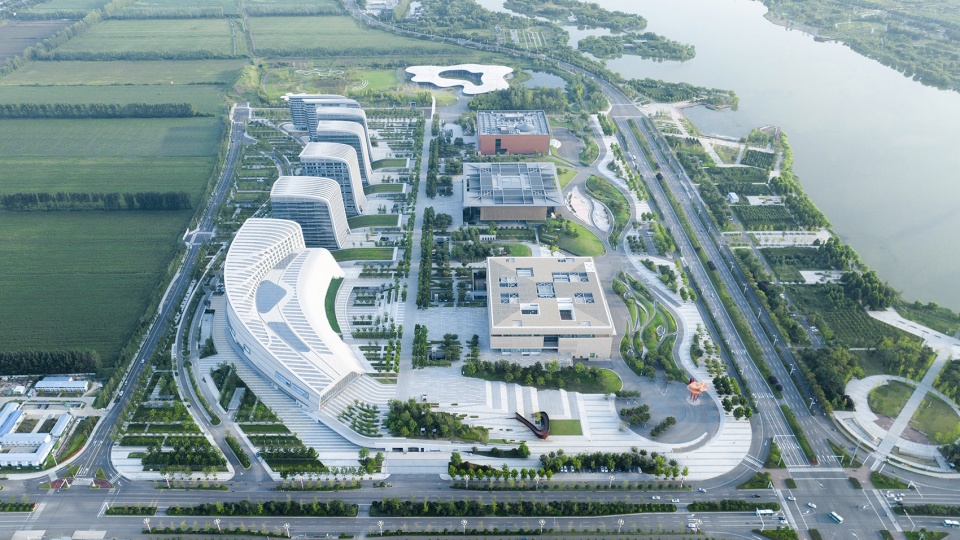 jining cultural industry park by laguarda low architects lla
