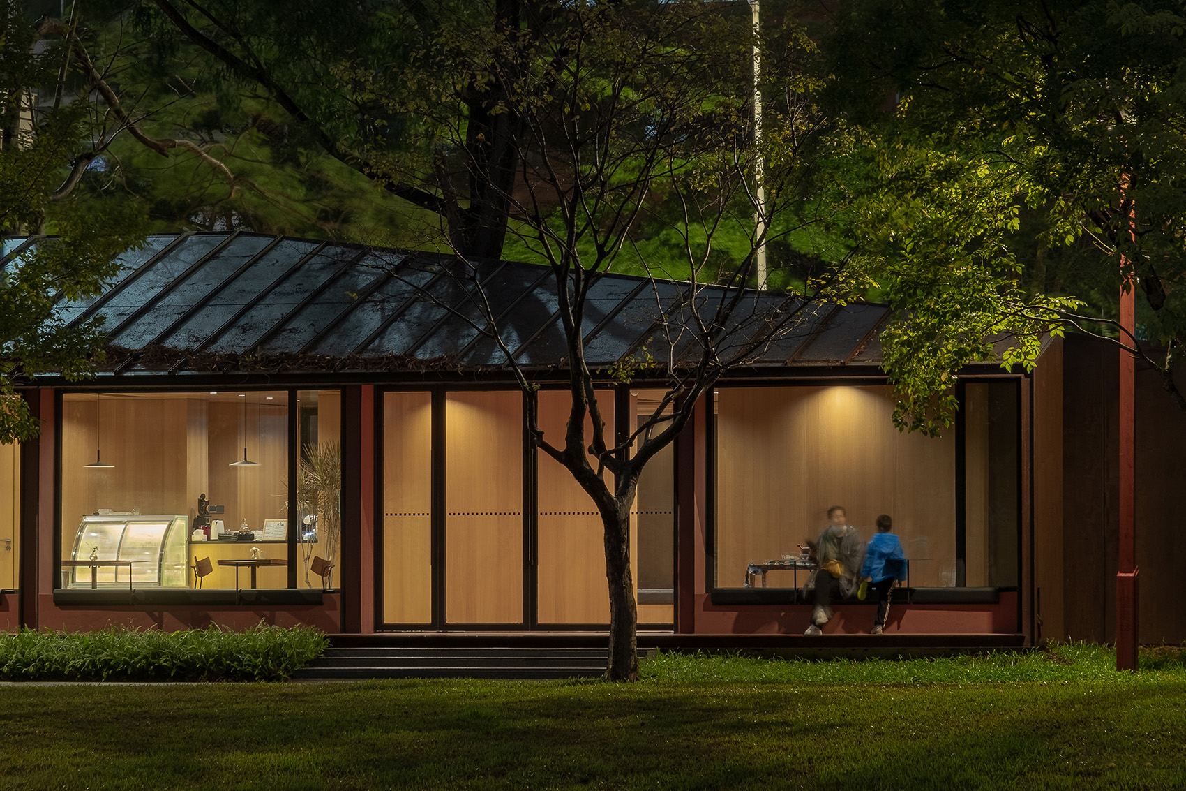 Dashahe Riverside Teahouse, China by THDL 谷德设计网