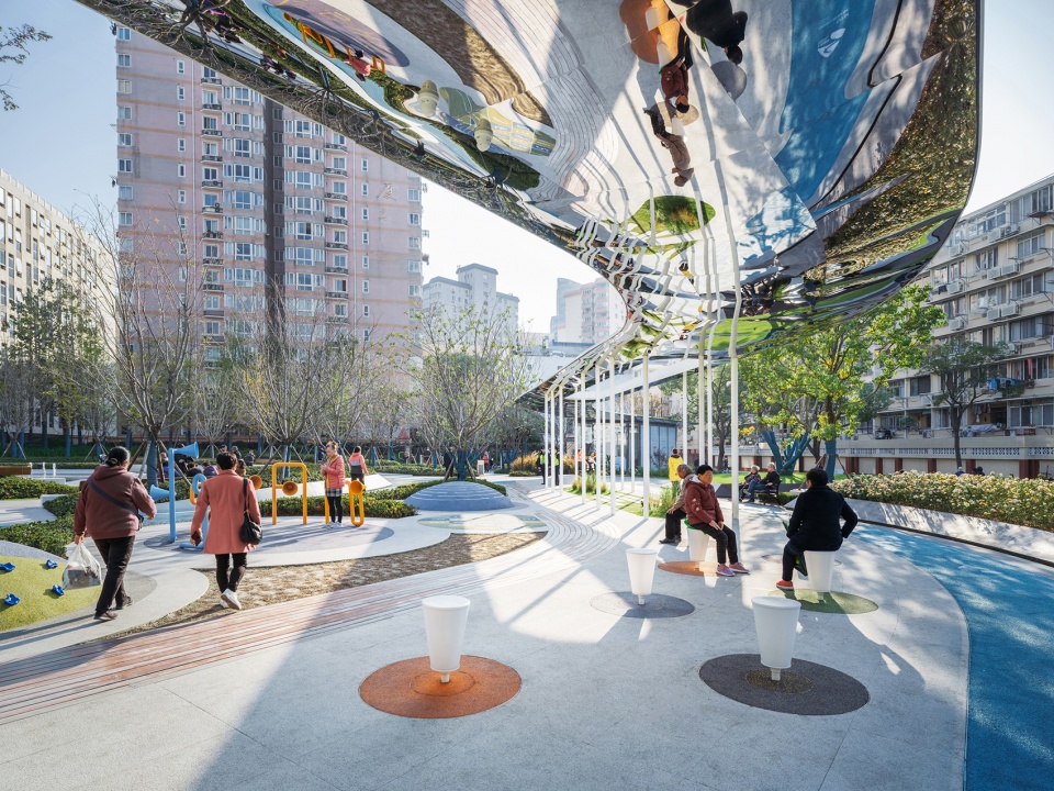leshan pocket park shanghai by viascape design.