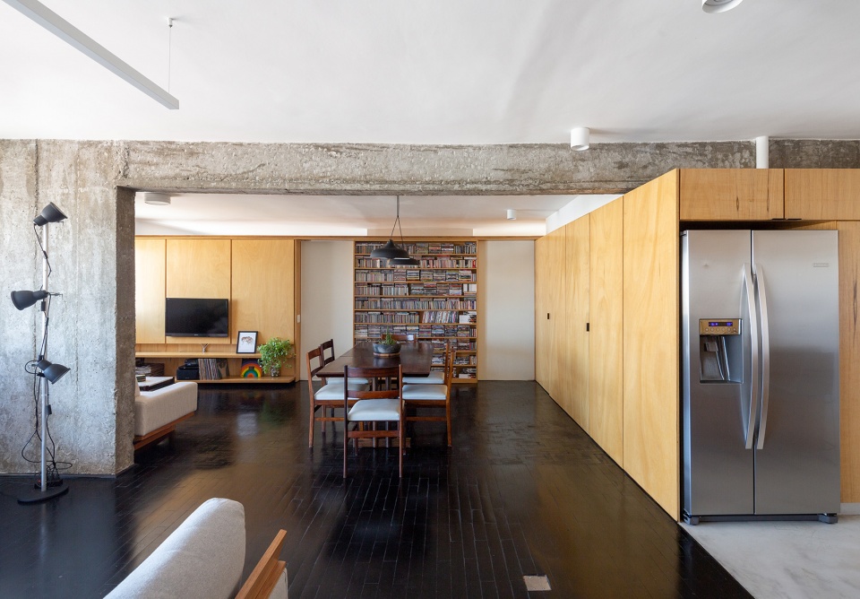 Um apartamento na Mooca by Firma Arquitetura Bruno Kim Arquitetura