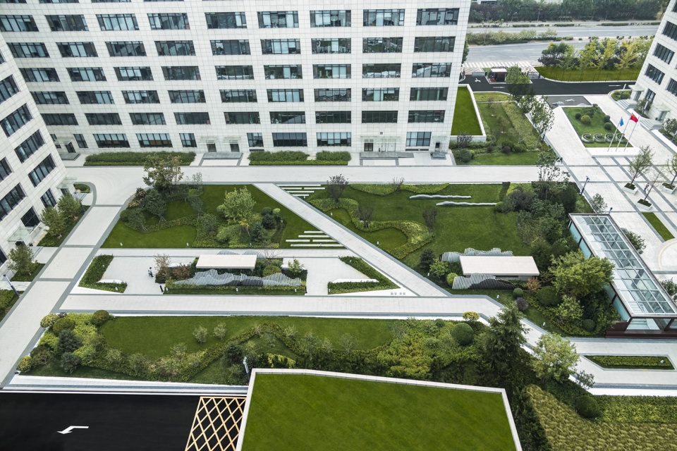 landscape design of the management sub center of cccc by cccc highway consultants co ltd