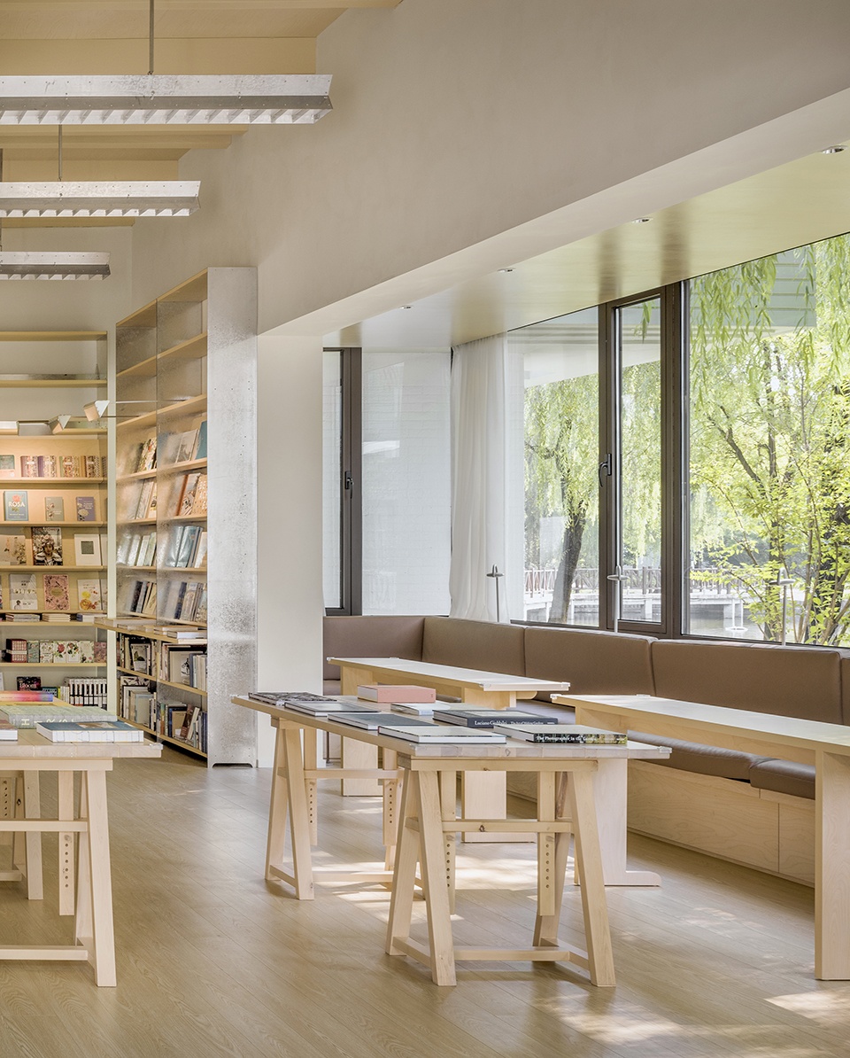 Juanzong Bookstore and Yishan Books in Shunyi Beijing by genarchitects