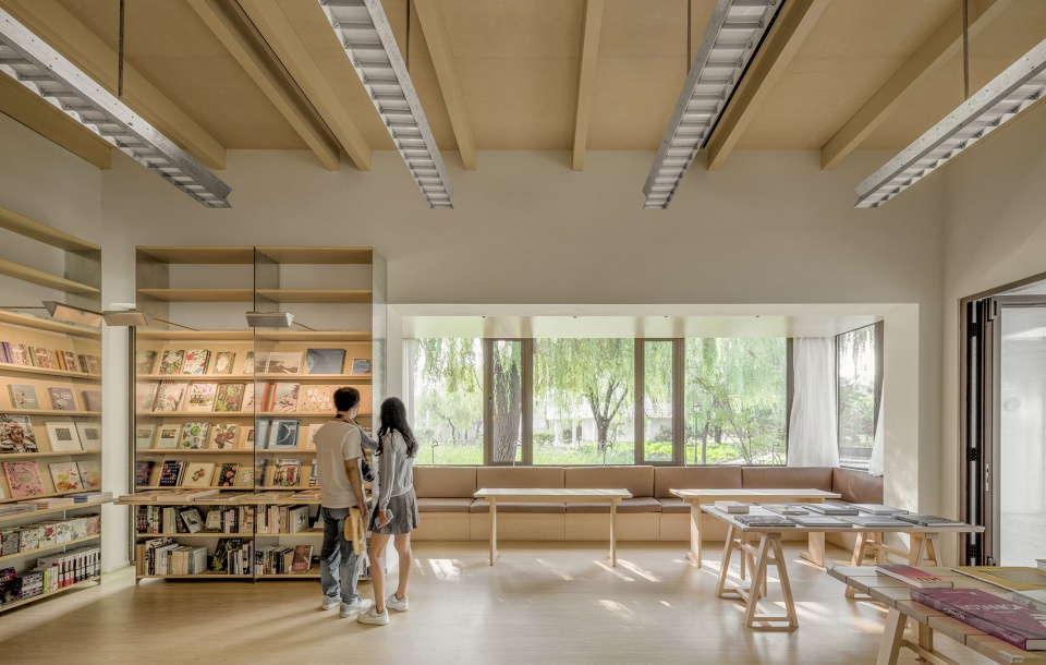 Juanzong Bookstore and Yishan Books in Shunyi Beijing by genarchitects