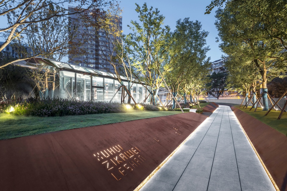 leshan pocket park shanghai by viascape design.