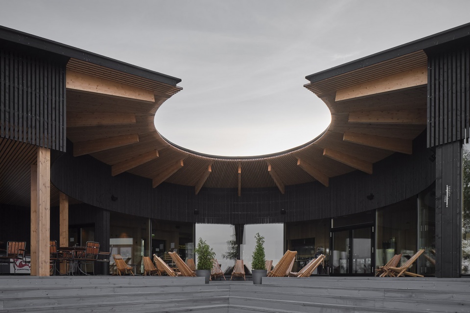 pistohiekka resort by studio puisto architects