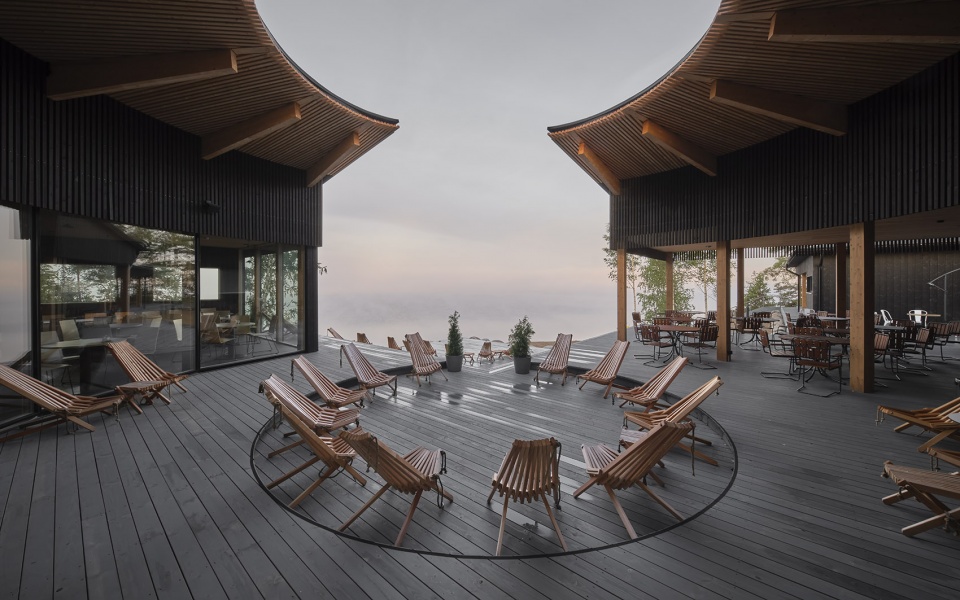 pistohiekka resort by studio puisto architects