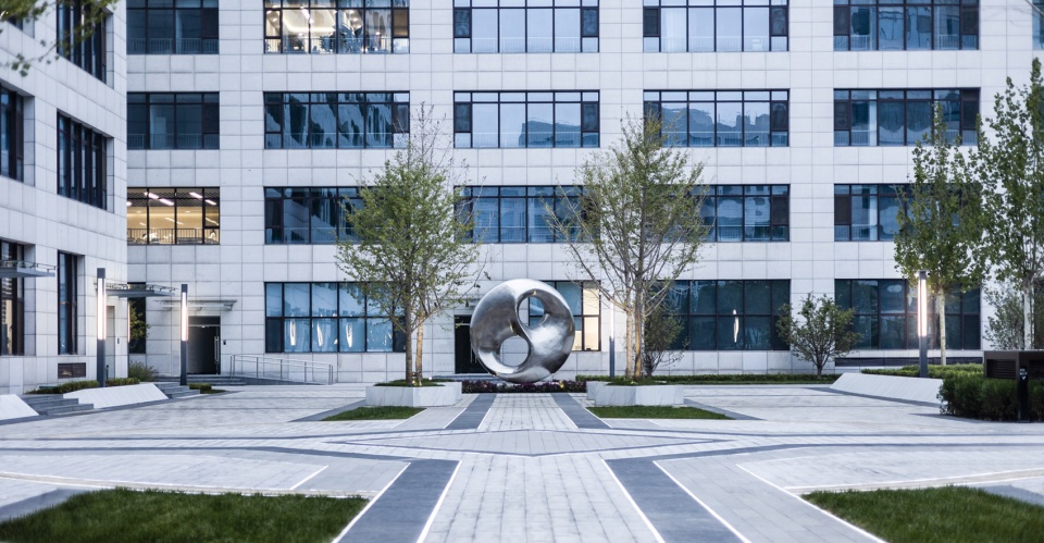 landscape design of the management sub center of cccc by cccc highway consultants co ltd