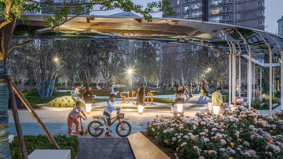 leshan pocket park shanghai by viascape design.