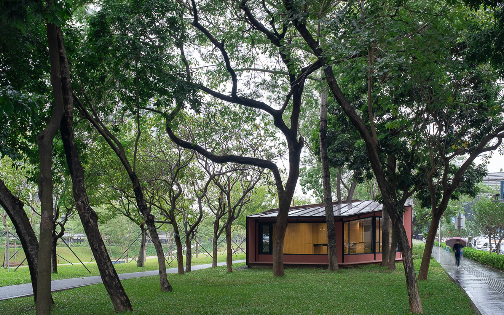 Dashahe Riverside Teahouse, China by THDL 谷德设计网