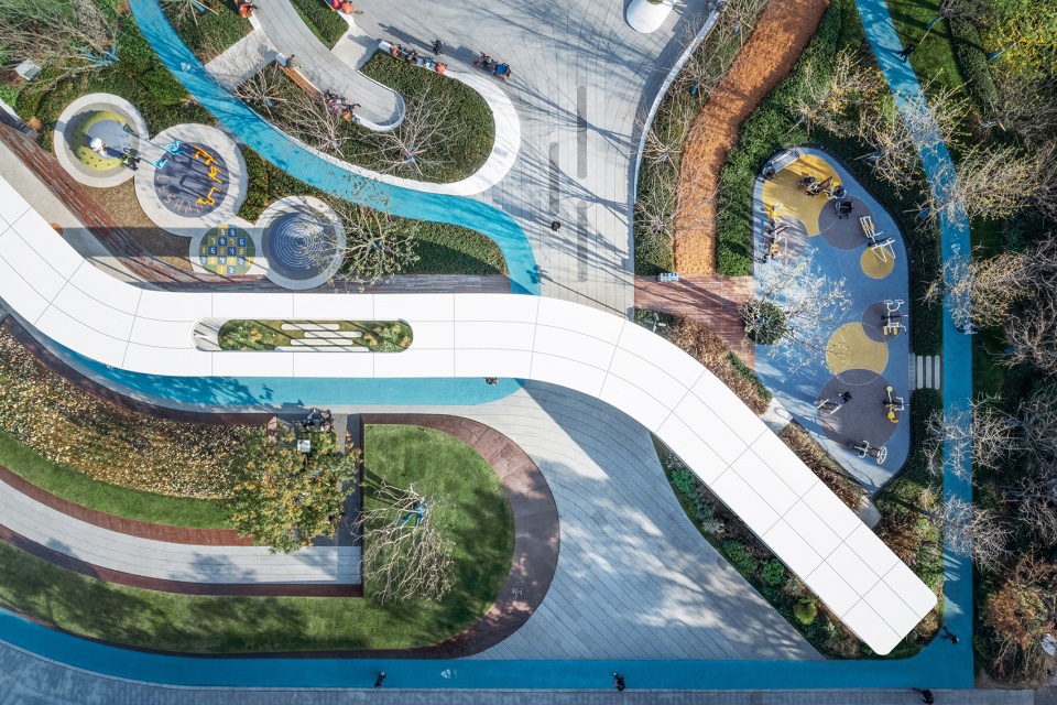 leshan pocket park shanghai by viascape design.