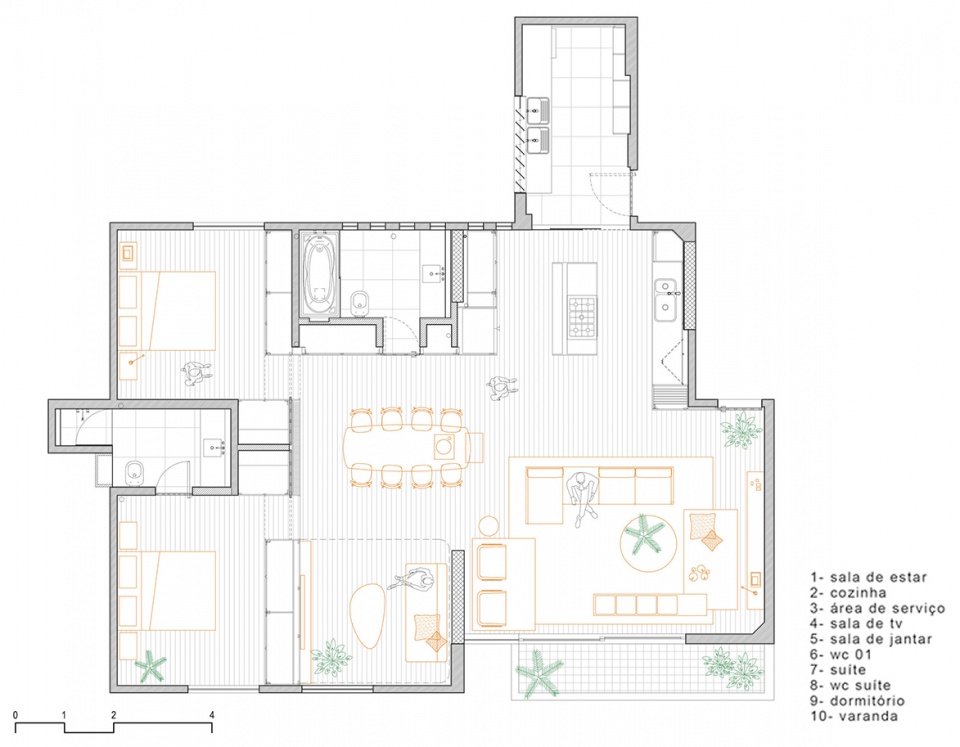 Um apartamento na Mooca by Firma Arquitetura Bruno Kim Arquitetura副本