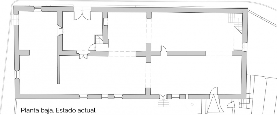 rehabilitation of the posito real de caniles by antonio garcia bueno