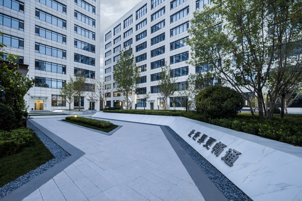 landscape design of the management sub center of cccc by cccc highway consultants co ltd