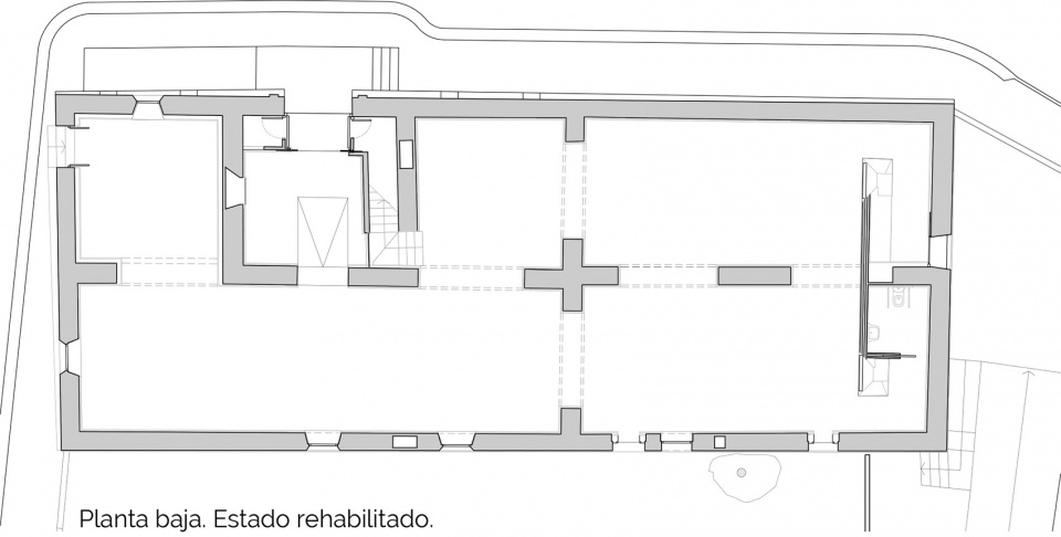 rehabilitation of the posito real de caniles by antonio garcia bueno