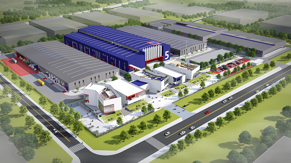 Carpoly Industrial Complex China by Interval Architects