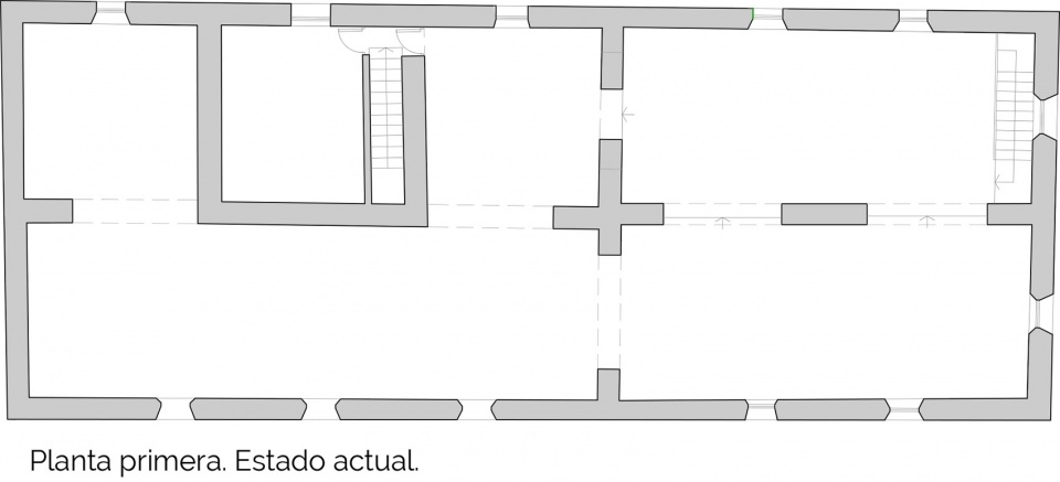 rehabilitation of the posito real de caniles by antonio garcia bueno