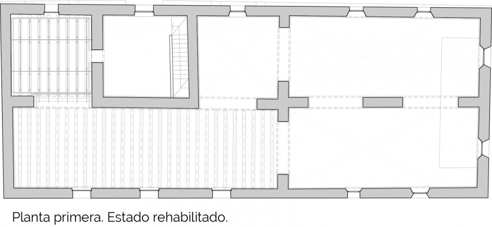 rehabilitation of the posito real de caniles by antonio garcia bueno