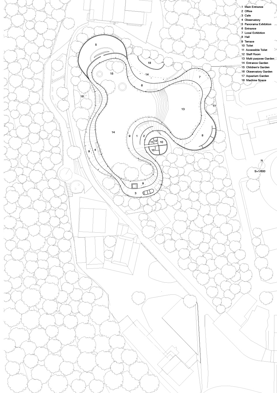 Yashima Mountaintop Park by SUO Style A