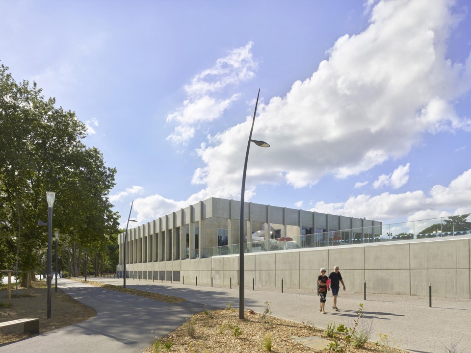 paicherou aquatic centre by taillandier architectes associes