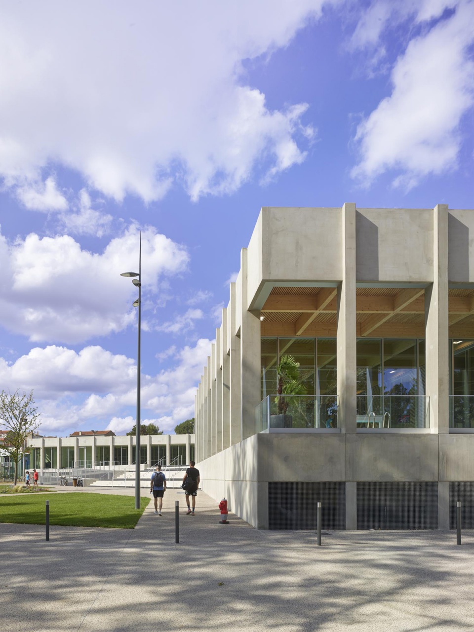 paicherou aquatic centre by taillandier architectes associes