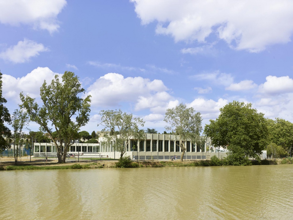 paicherou aquatic centre by taillandier architectes associes