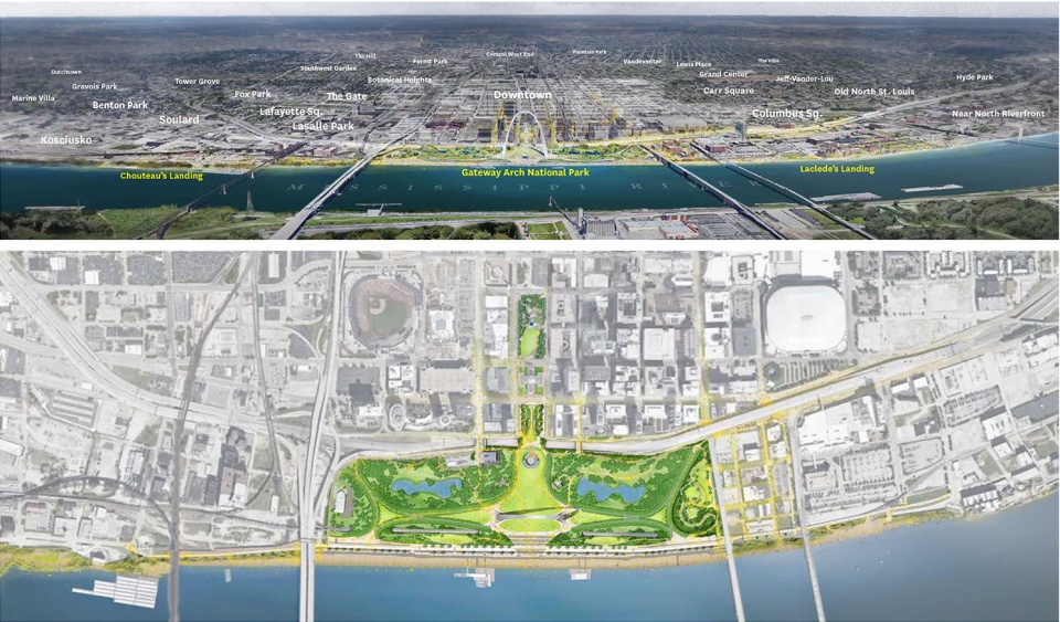 2021 asla urban design award of honor the cityarchriver project michael van valkenburgh associates