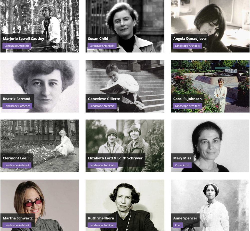 2021 asla communications award of honor landslide 2020 women take the lead the cultural landscape foundation