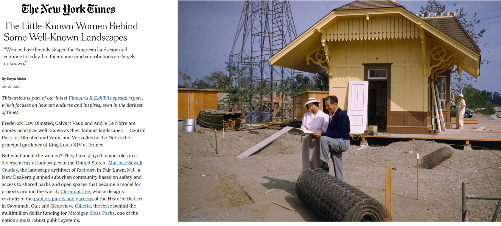 2021 asla communications award of honor landslide 2020 women take the lead the cultural landscape foundation
