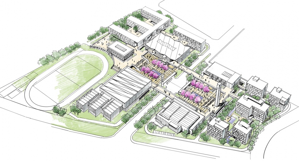 yuhua campus of nanjing zhonghua high school by southeast university architectural design and research institute
