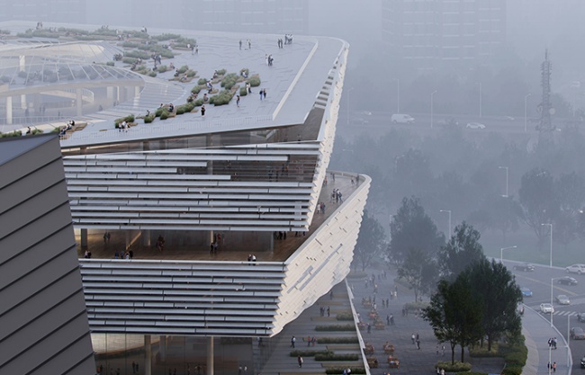 武汉图书馆新馆竞赛概念方案 / Cook Haffner Architecture Platform + 北京清华同衡规划设计研究院