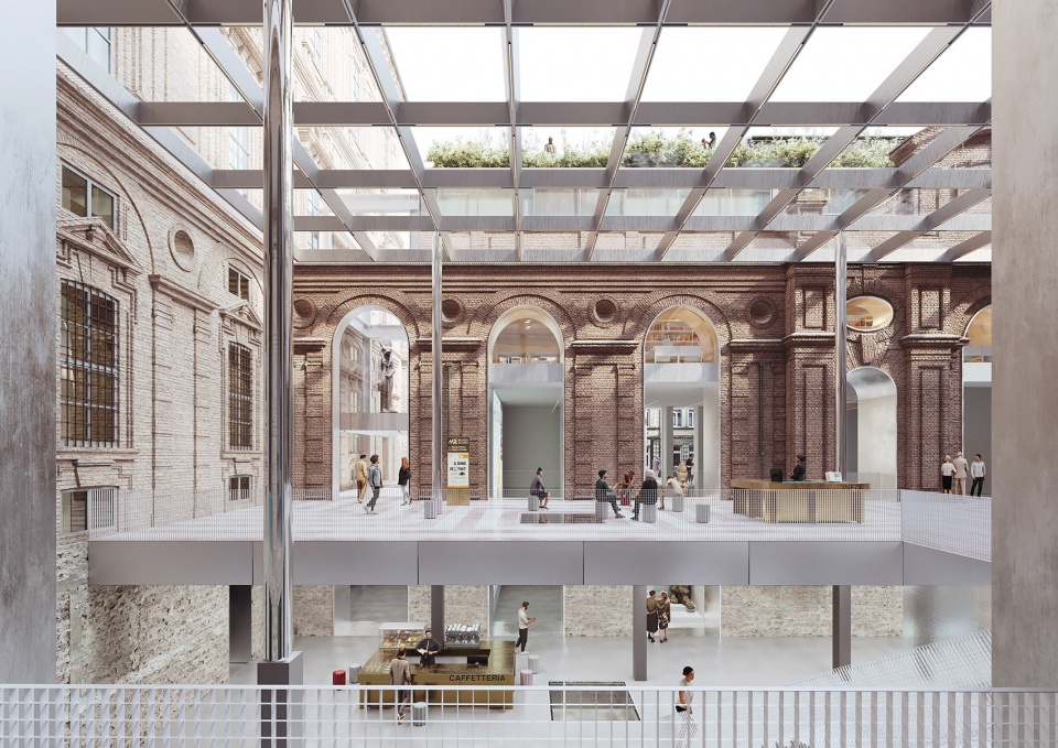 oma david gianotten wins competition to transform museo egizio in turin