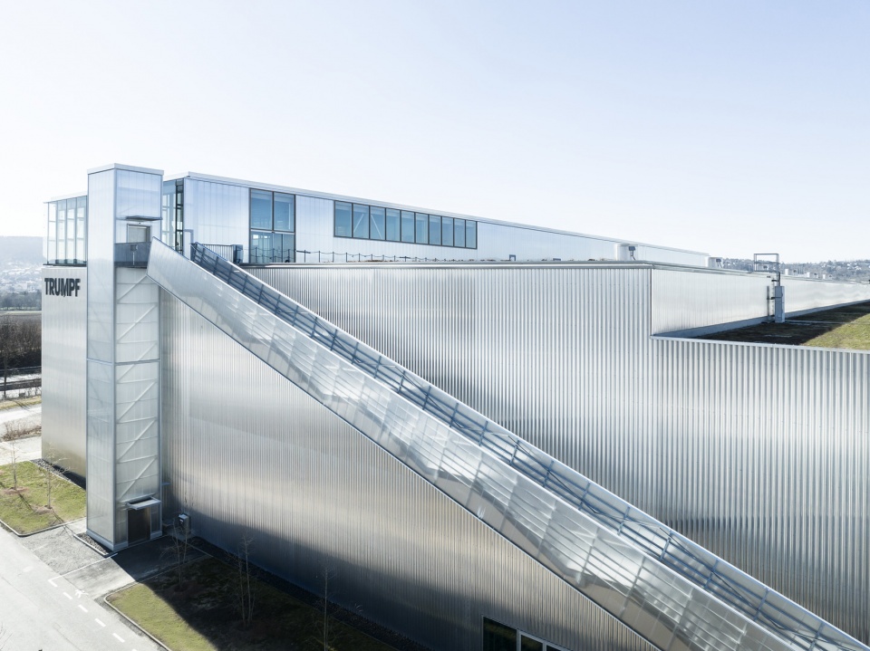 TRUMPF Fitness and Company Sports Center by Barkow Leibinger