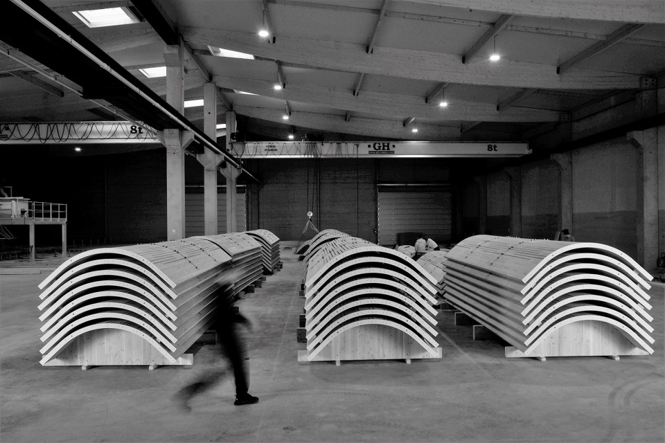 the ephemeral auditorium paris by artbuild architects