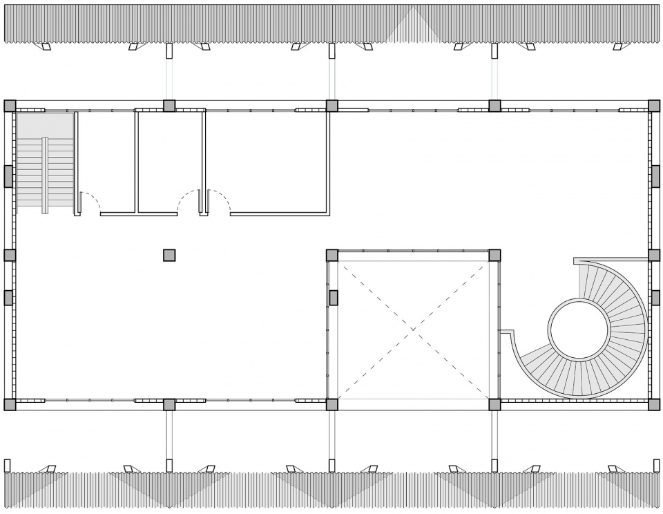 four roof pavilion by found projects schneider luescher
